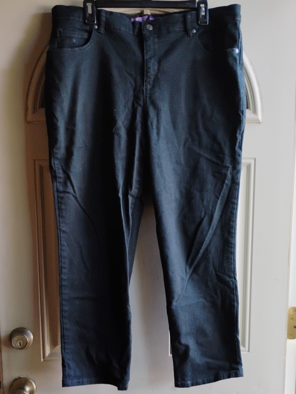 Gloria Vanderbilt Black Women's Relaxed Jeans